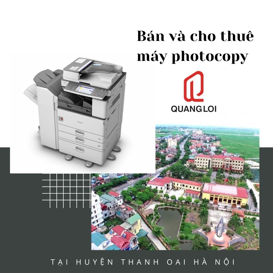 Bán và cho thuê máy photocopy tại Huyện Thanh Oai Hà Nội
